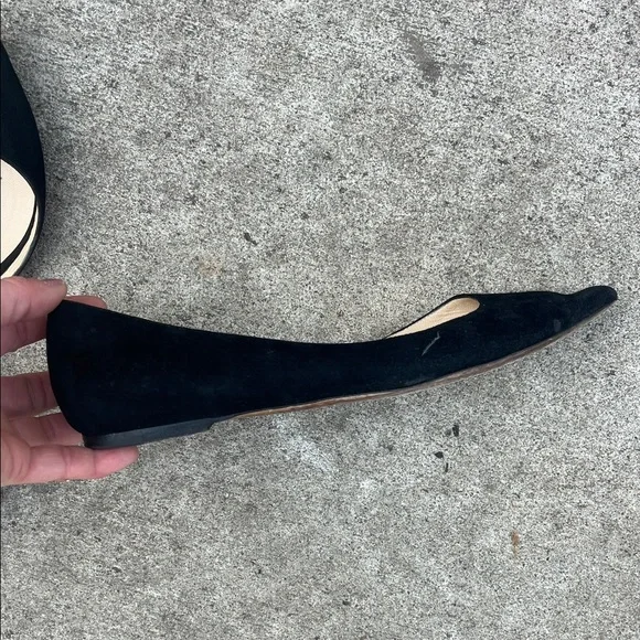 Jimmy Choo Black Pointed Flats - Picture 6 of 6